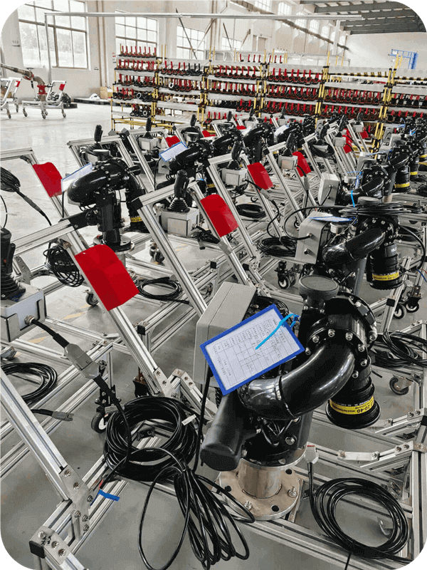 Актуализация на хода на поръчката: Вашият персонализиран електрически противопожарен монитор PSKD20-40 за повторна поръчка е проверен и изпратен